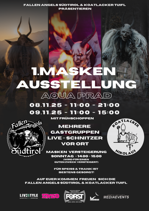 1te Maskenausstellung by Fallen Angels Südtirol & KoatlackerTuifl