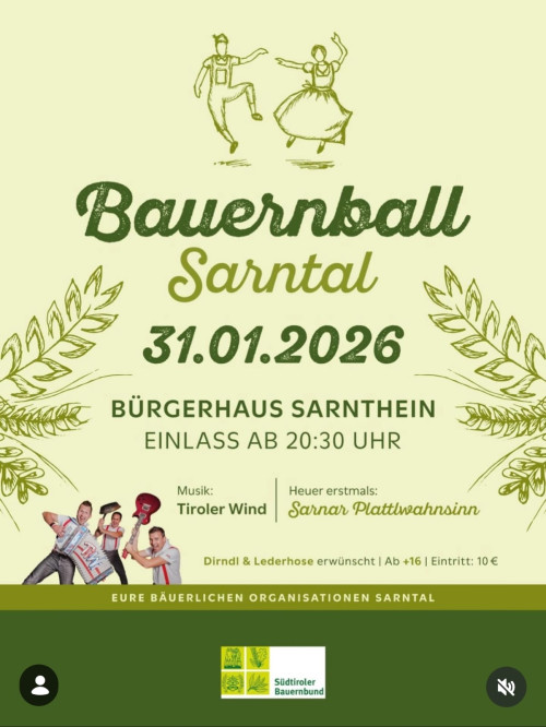 Bauernball Sarntal