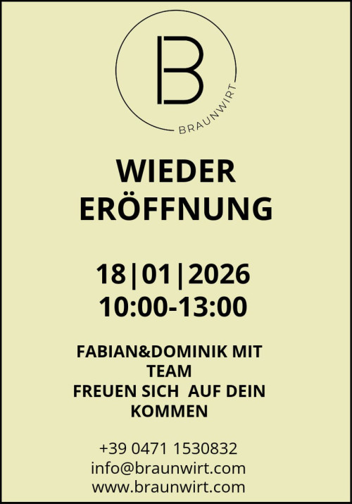 BRAUNWIRT - Wiedereröffnung
