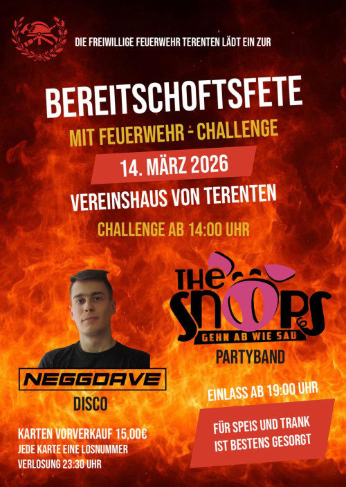 Bereitschaftsfete & Feuerwehr Challenge der F.F. Terenten
