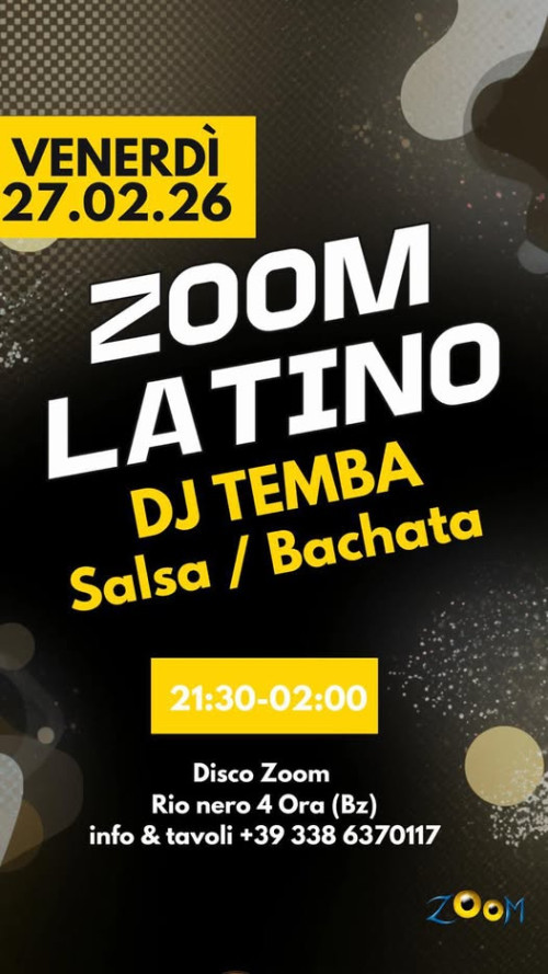 ZOOM LATINO - Disco Zoom