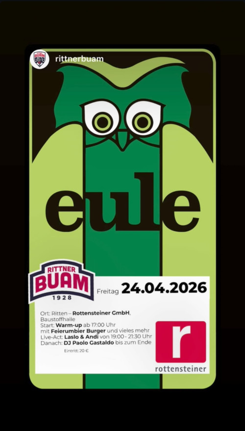 Die Eule‑Fete ist zurück | HWZ Ritten