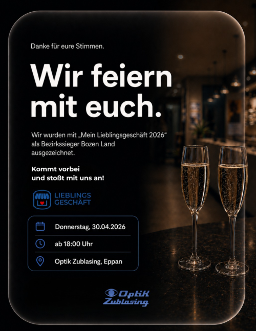 OPTIK ZUBLASING - Il mio negozio preferito 2026