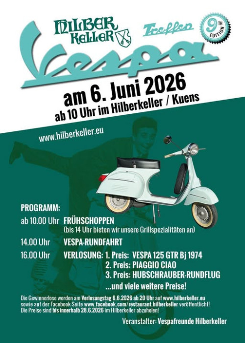 Vespa Treffen - Hilberkeller