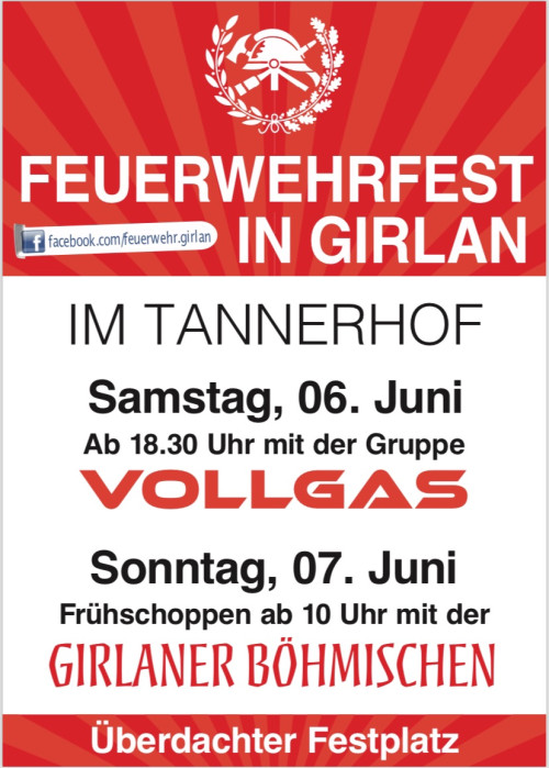 Feuerwehrfest in Girlan