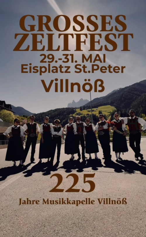 ZELTFEST - 225 MK VILLNÖß